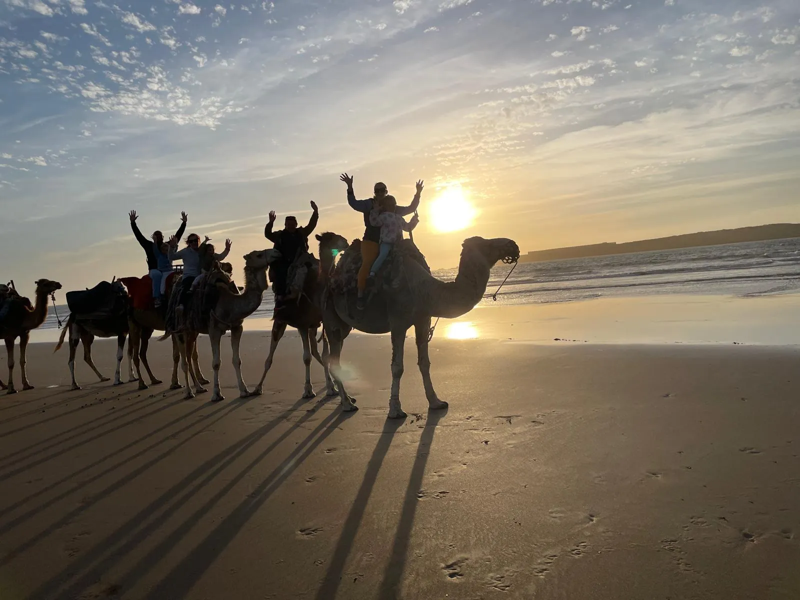 On the sand and dunes